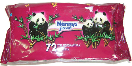 Nannys Fresh Μωρομάντηλα 72τμχ