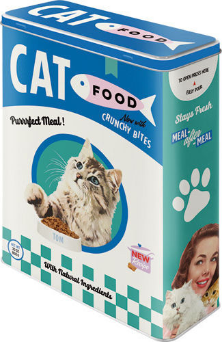 Nostalgic Art 3D Animal Club Dog Box Allgemeine Verwendung mit Deckel Metallisch
