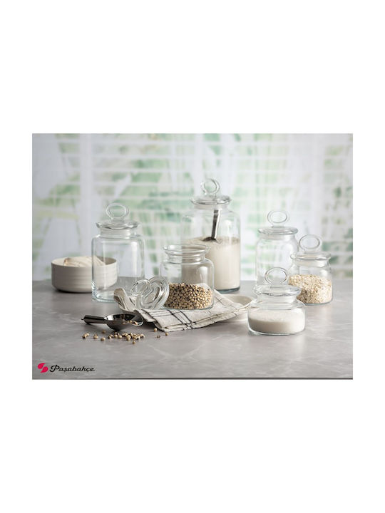 Espiel Kitchen Slim Βάζο Γενικής Χρήσης με Καπάκι Γυάλινο Διάφανο 575ml