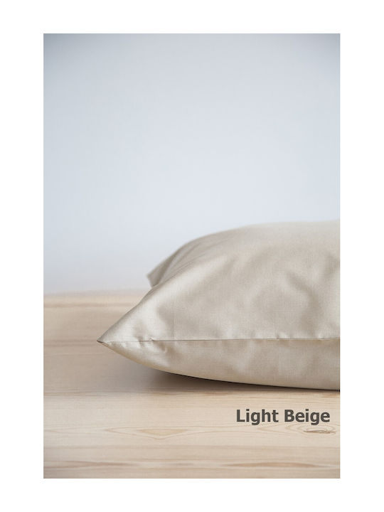 Nima Sheet for Single Bed 160x260cm. Unicolors 16387 Light Beige