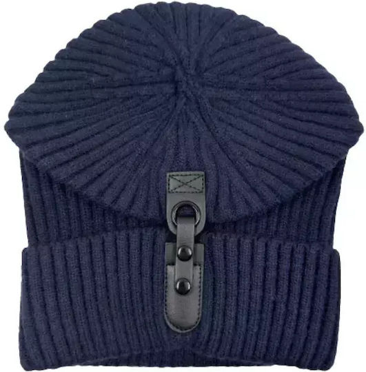 Beanie Beanie Knitted in Blue color