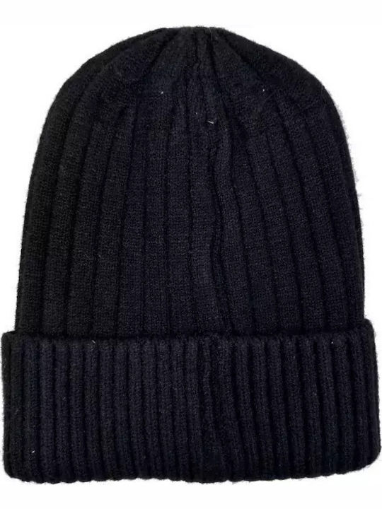 Beanie Männer Beanie Gestrickt in Schwarz Farbe