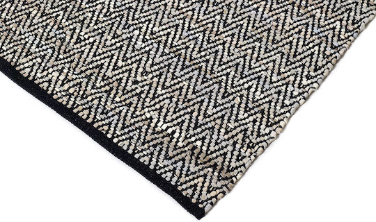 Tapicap Fishbone Covor Rectangular Piele Camel