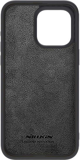 Nillkin Camshield Silky Umschlag Rückseite Silikon Schwarz (iPhone 15 Pro Max)