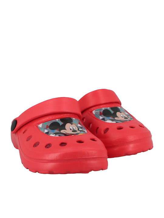 Mickey Παιδικά Σαμπό Θαλάσσης Κόκκινα