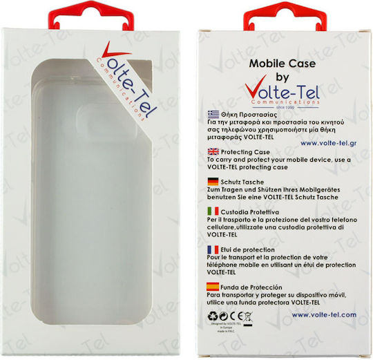 Volte-Tel Umschlag Rückseite Silikon Transparent (Ehre 10 Lite)