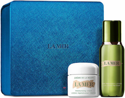 La Mer The Moisture Radiance Collection Комплект за грижа за кожата за Хидратация с Крем за лице & Лосион за лице