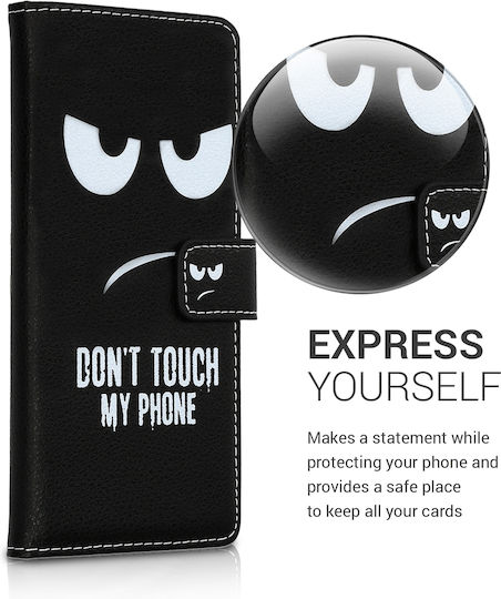KWmobile Wallet Synthetic Leather Black (Xperia 10)