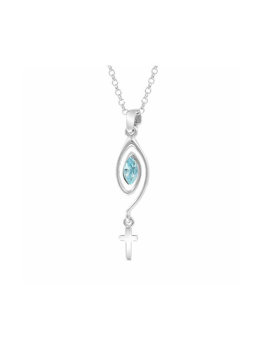 Amor Amor Necklace Eye from Silver