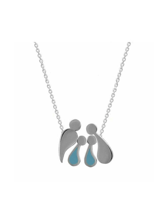 Amor Amor Necklace Family from Silver