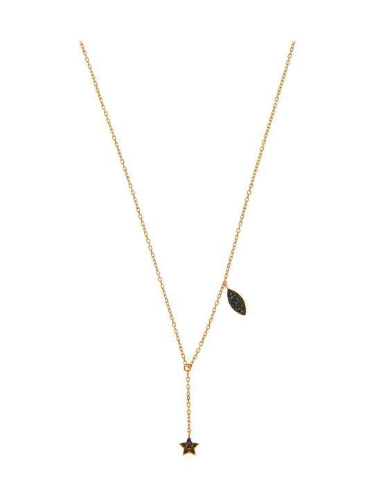 Vitopoulos Necklace with Pink Gold Plating