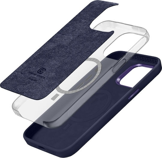 Crong Back Cover Silicone Magnetic Navy Blue (iPhone 15 Pro Max)