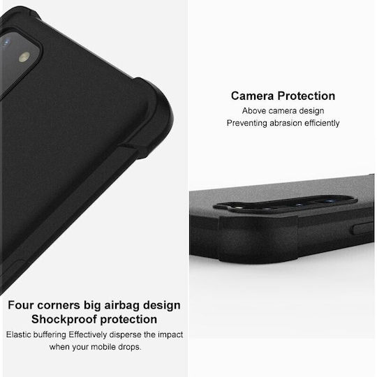 Imak Straight Edge Umschlag Rückseite Silikon Schwarz (Google Pixel 7Realme 7 5G)