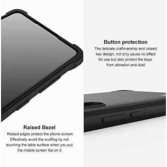 Imak Straight Edge Umschlag Rückseite Silikon Schwarz (Google Pixel 7Realme 7 5G)