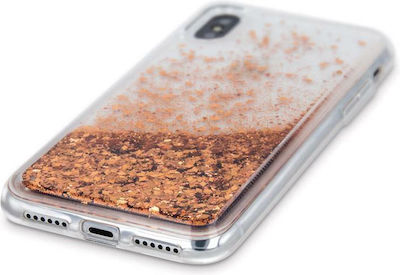 Liquid Crystal Glitter Back Cover Πλαστικό Ανθεκτική Χρυσό (Huawei P Smart 2019 / Honor 10 Lite)