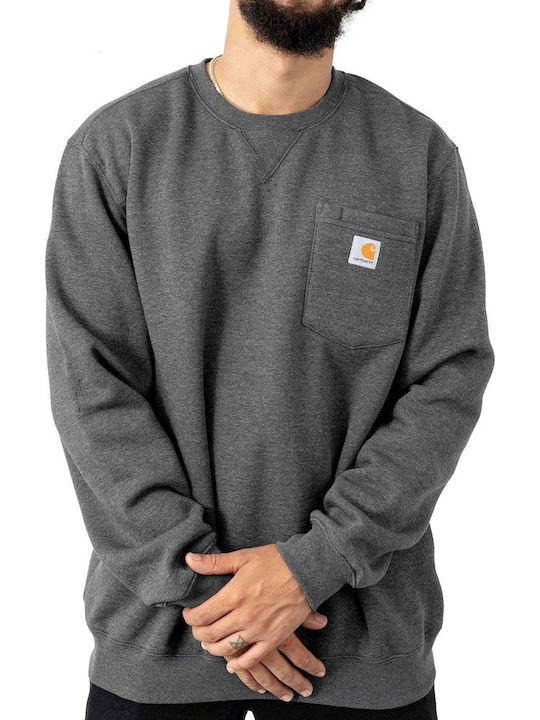Langarmbluse Carbon Heather
