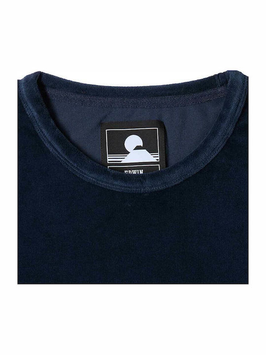 Moze Long Sleeve Blouse Blue