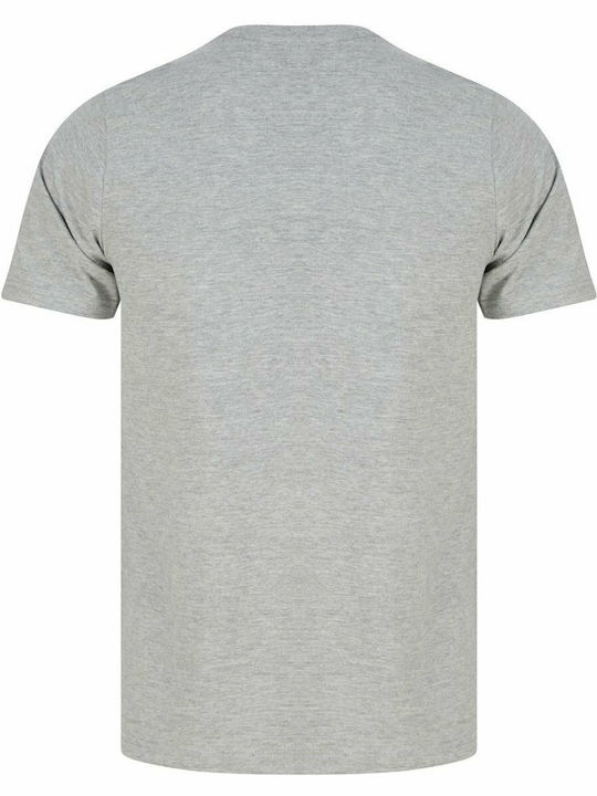 Tokyo Laundry Ανδρικό T-shirt Κοντομάνικο Light Grey