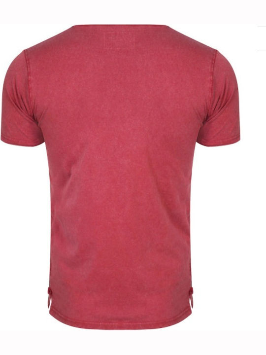 Dissident Herren T-Shirt Kurzarm Bonded Pink