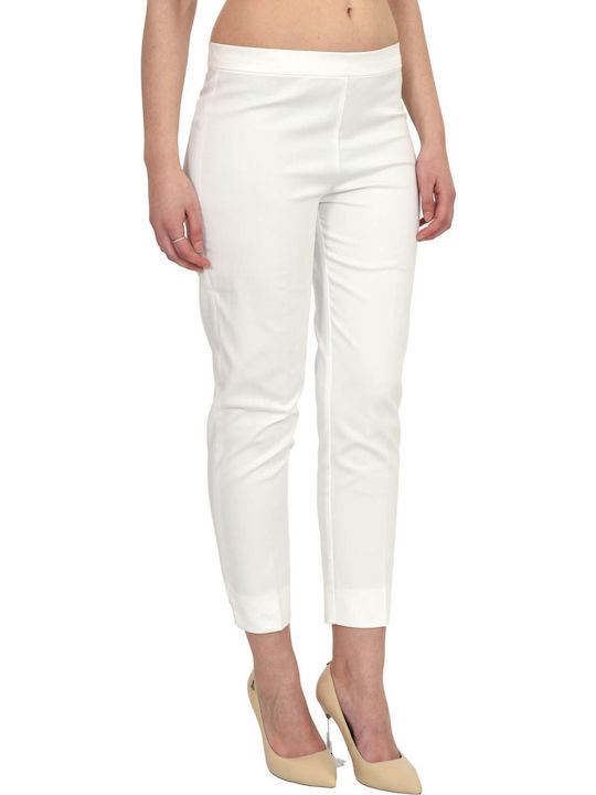 Caractere Women's Cotton Trousers White