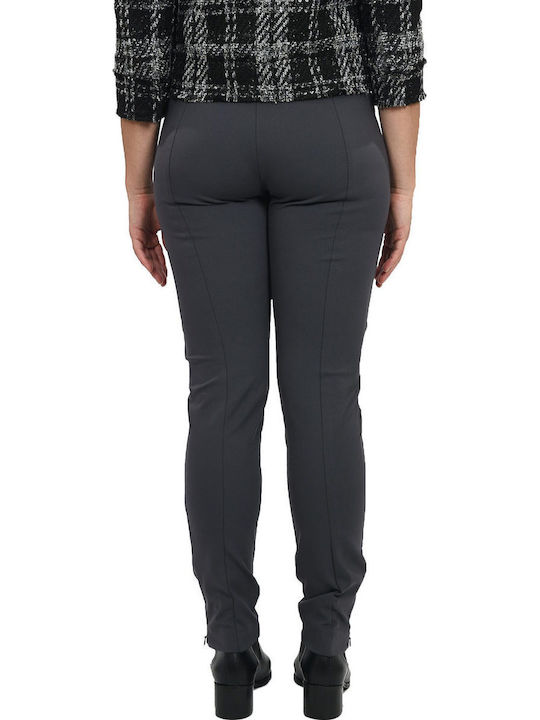 Women's Fabric Trousers Gray