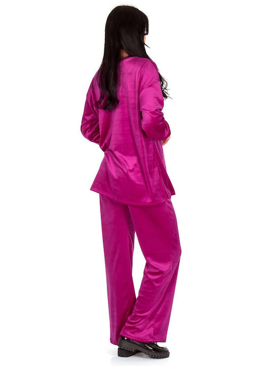 Women's Fuchsia Set with Pants