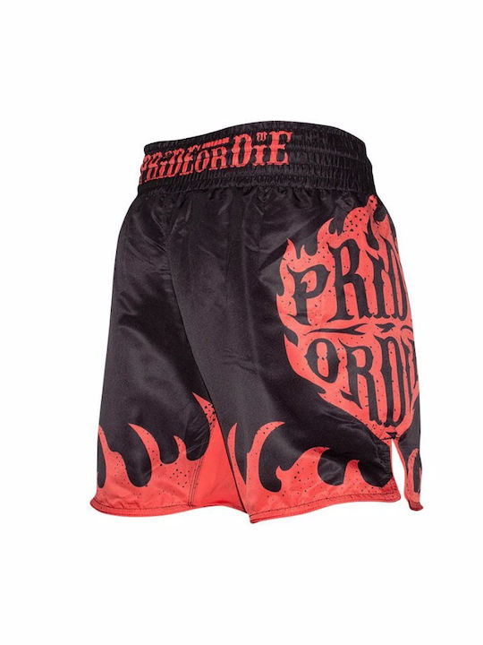 PrideOrDie POD214 Șort MMA Negru