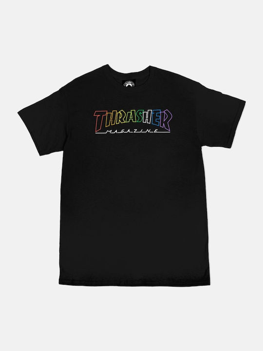Rainbow Mag T-Shirt Schwarz