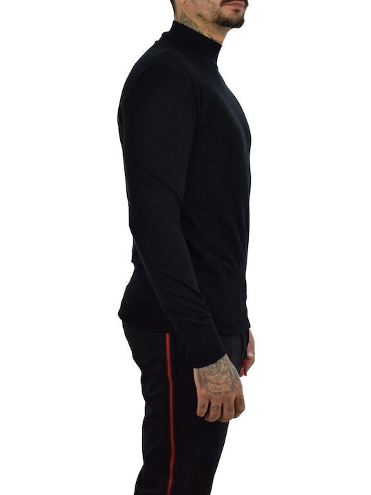 Tailor Made Knitwear Men's Long Sleeve Sweater Black