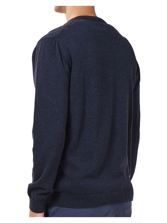 Basehit Herren Langarm-Pullover BLUE