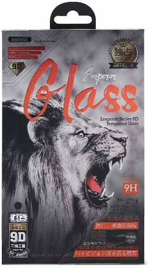 Remax Emperor 9D Full Face Tempered Glass Μαύρο (iPhone 7/8 Plus (Apple))