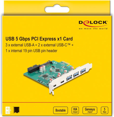 DeLock Κάρτα PCI σε θύρα SATA