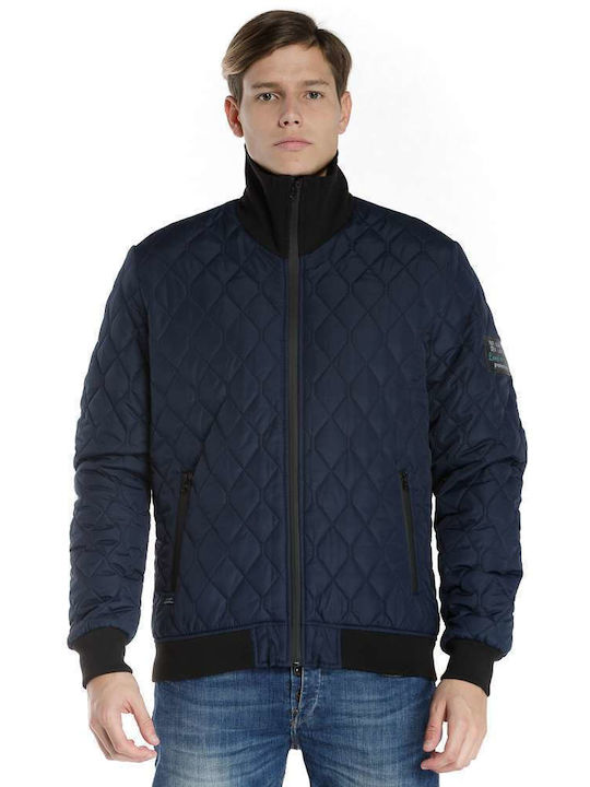 Devergo Herren Winter Jacke Lässig Μπλε σκούρο