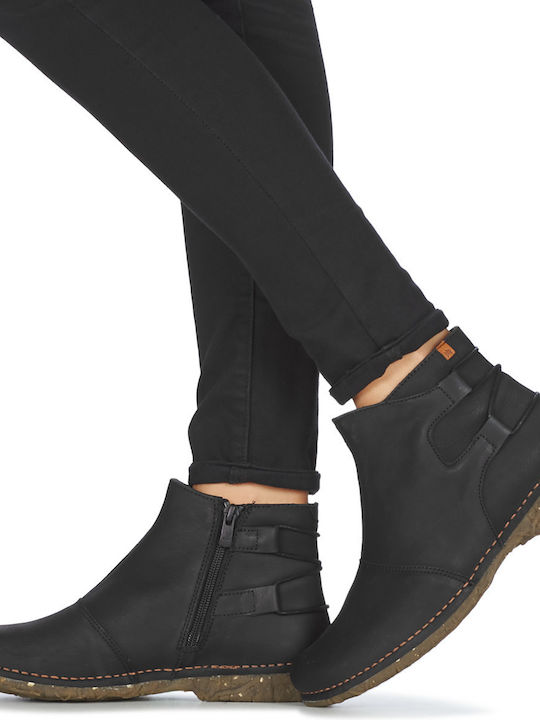 Damen Knöchelstiefel Schwarz
