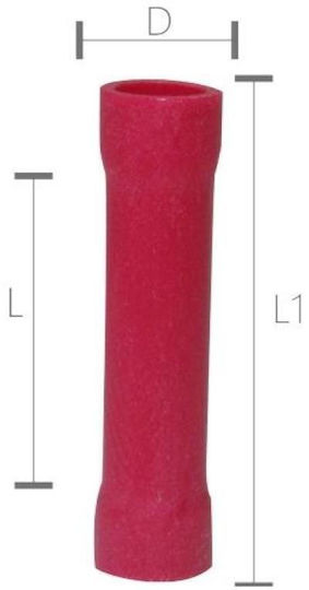 Elvhx с изолация Red (1283) в комплект от 100бр