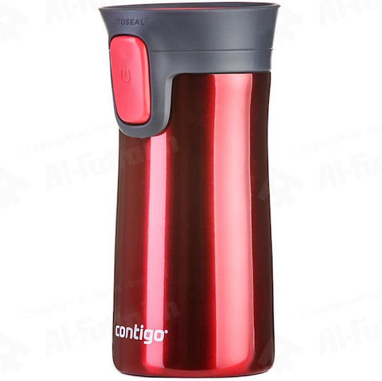 Contigo Ποτήρι Θερμός Ανοξείδωτο 300ml Κόκκινο
