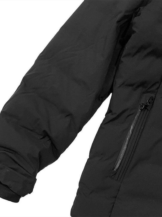 Ustyle Men's Winter Puffer Jacket BLACK