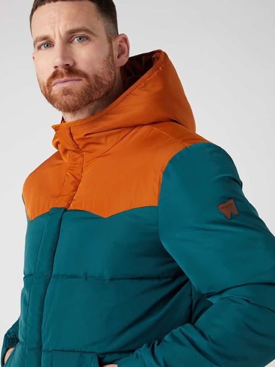 Winter Jacke Puffer Dark green.