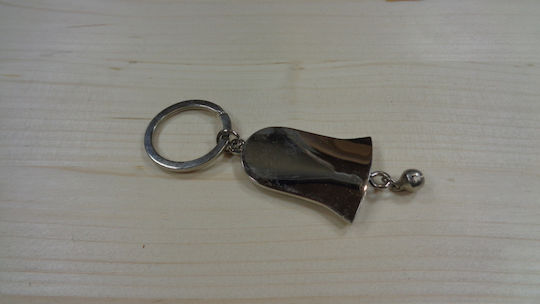 Christening Favor with Keychain made of Metal 12pcs 9.5x3.4cm
