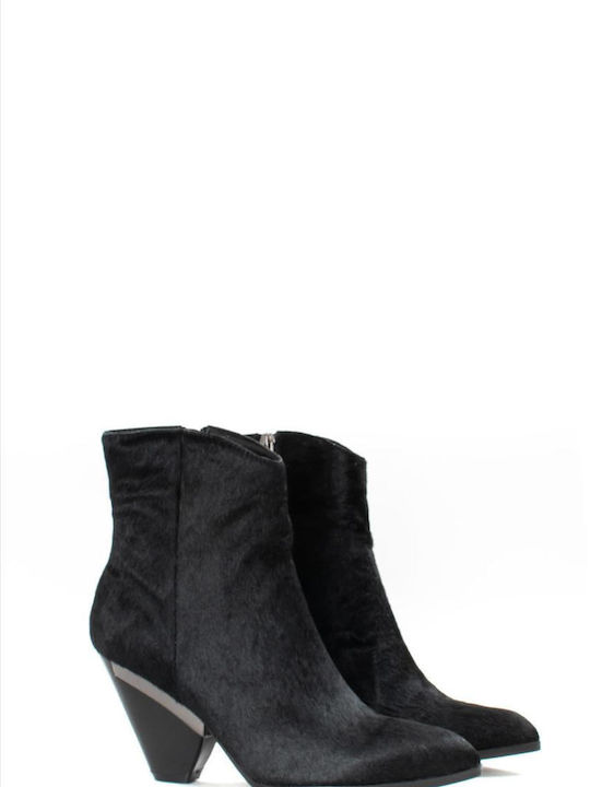 Favela Women's Ankle Boots with Medium Heel Black