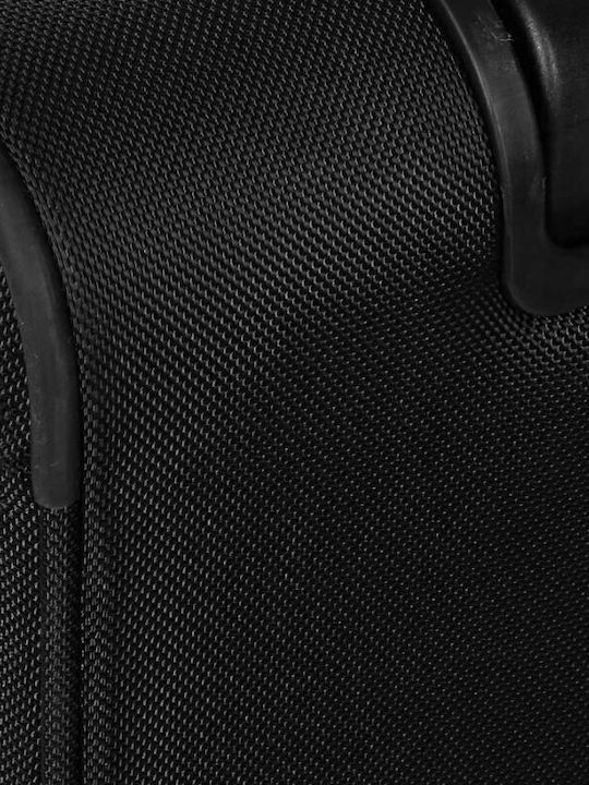 Airtex Paris Βαλίτσα Ταξιδίου Καμπίνας Μαυρο με 4 Ρόδες Ύψους 55εκ.