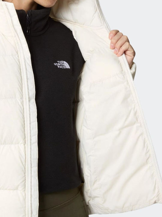 Hyalite Women's Hiking Short Puffer Jacket for Winter White