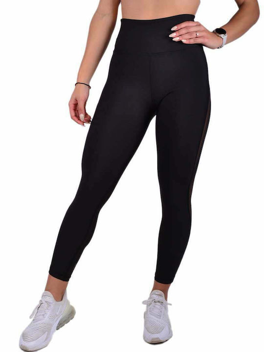 Axidwear Frauen Leggings Hochgeschnitten & Push Up Μαύρο