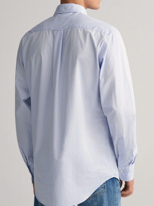 Gant Reg Men's Shirt Long Sleeve Light Blue