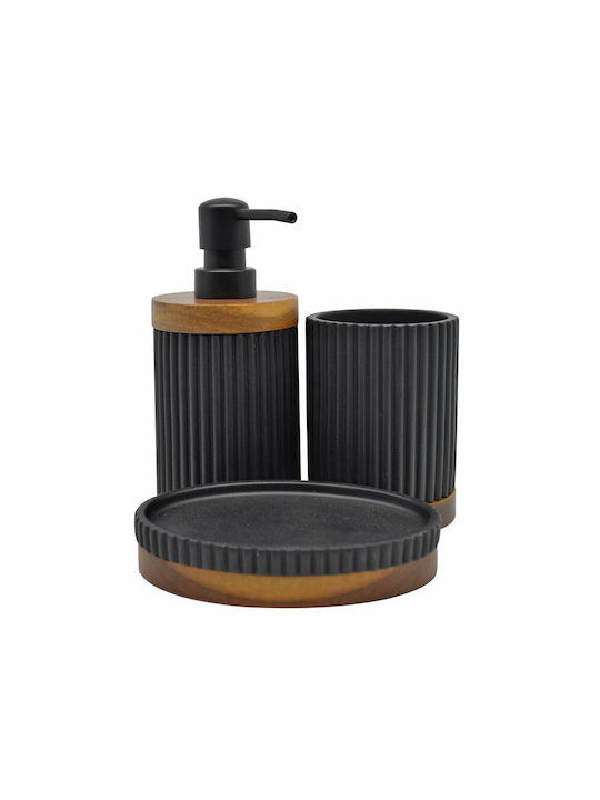 Ankor Tabletop Plastic Dispenser Black