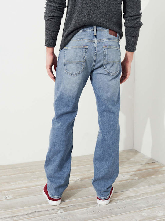 Hollister Herren Jeanshose in Gerader Linie Blau