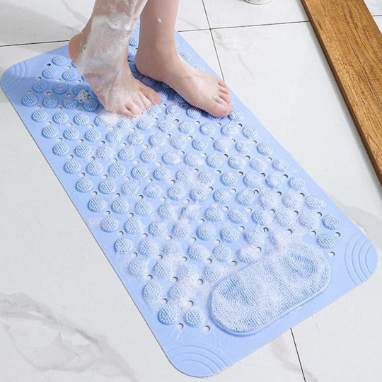 Viosarp Bathtub Non-slip with Suction Cups Blue 40x70εκ.