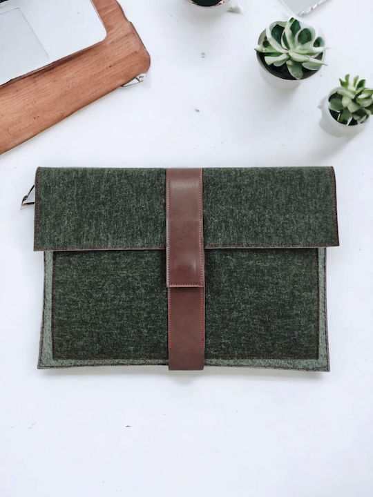 Playbags Collection Θήκη για Laptop 15" σε Πράσινο χρώμα