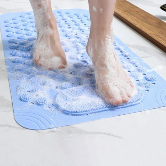 Viosarp Bathtub Non-slip with Suction Cups Blue 40x70εκ.