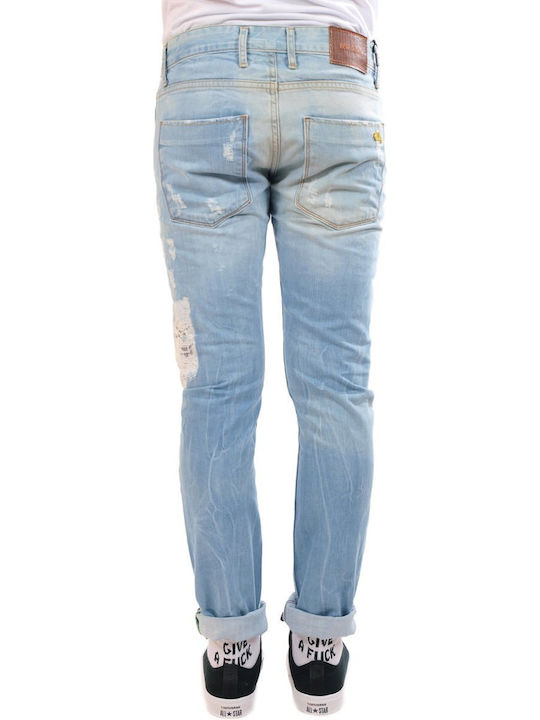 New Denim Pantaloni pentru bărbați Albastru